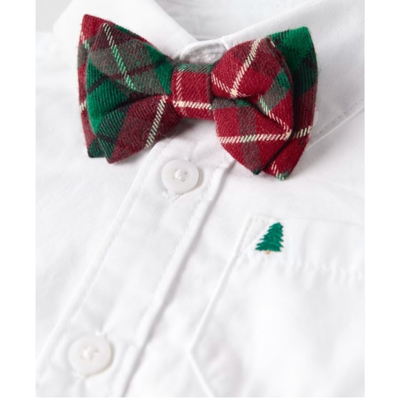 Baby Boys Plaid 3-Piece Outfit Set- A Royal Christmas  NWT 6-9 month - Picture 3 of 4